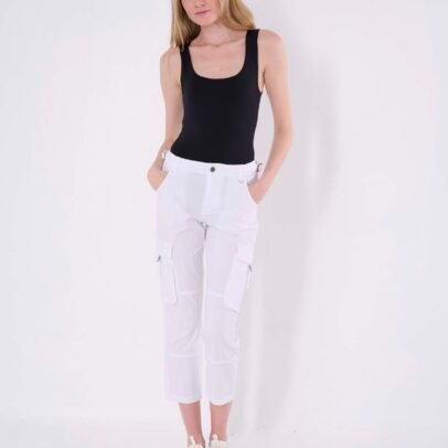 Janie Solid Stretch Poplin Pant