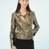 Piper Metallic Moto Jacket
