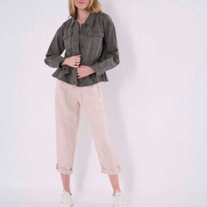 Nicola Solid Pleated Pant