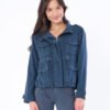 Catelyn Drapey Viscose Twill Utility Jacket