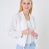 Florence Linen Dolman Sleeve Crop Jacket
